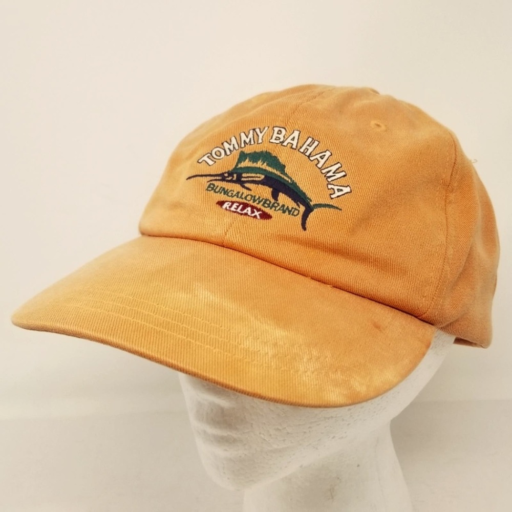 Vintage 90's Tommy Bahama Ball Cap Cotton Adjustable Guys Girls Men's‎